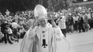 Ojciec Święty Jan Paweł II podczas pierwszej pielgrzymki do Polski.