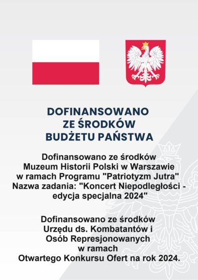 Dofinansowano z budżetu państwa