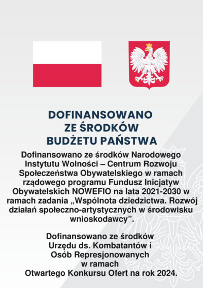 Dofinansowano z budżetu państwa