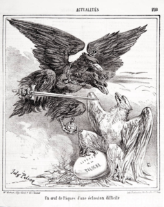 Francuska grafika z okresu Powstania Styczniowego.